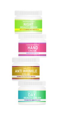 Skin care products. clipart