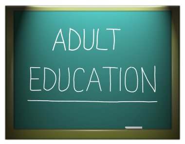 Adult education. clipart