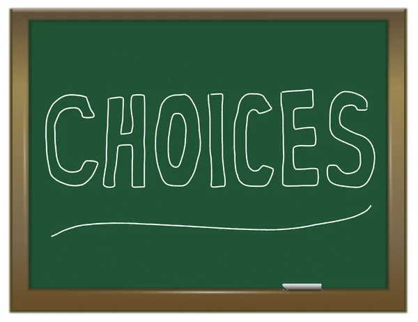 Choices. — Stock Photo, Image