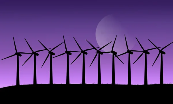 Wind turbines. — Stock Photo, Image