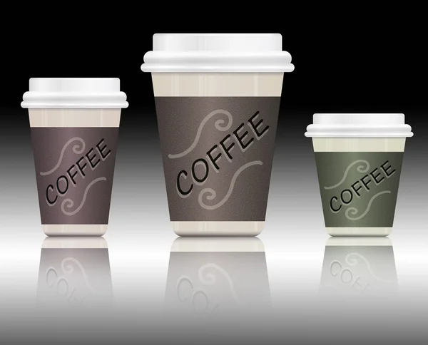 Contenitori di caffè . — Foto Stock