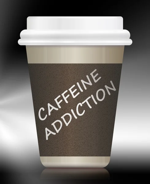 Adicción a la cafeína . — Foto de Stock