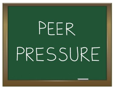 Peer pressure concept. clipart