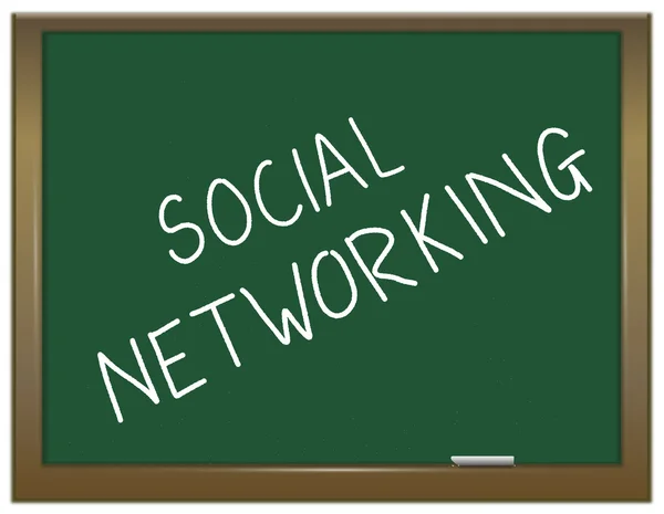 Begreppet sociala nätverk. — Stockfoto
