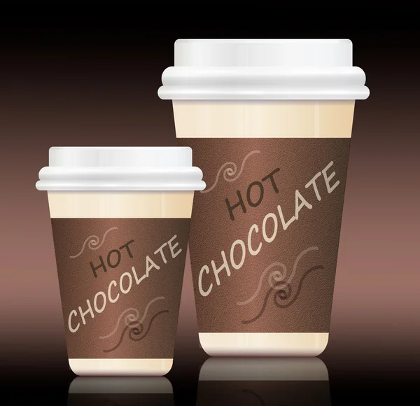 Chocolate quente. — Fotografia de Stock