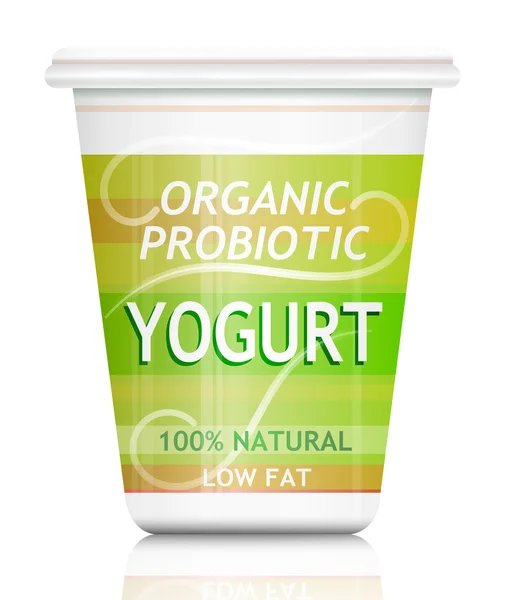 Yogur probiótico . — Foto de Stock