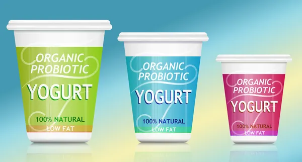 Probiotic yogurt. — Stock Photo, Image