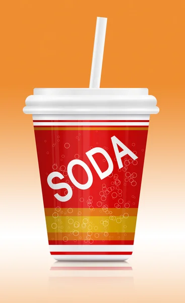 Soda take out. — Stock Photo, Image