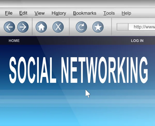 Redes sociales . — Foto de Stock