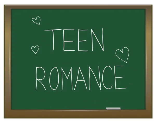 Conceito de romance adolescente . — Fotografia de Stock