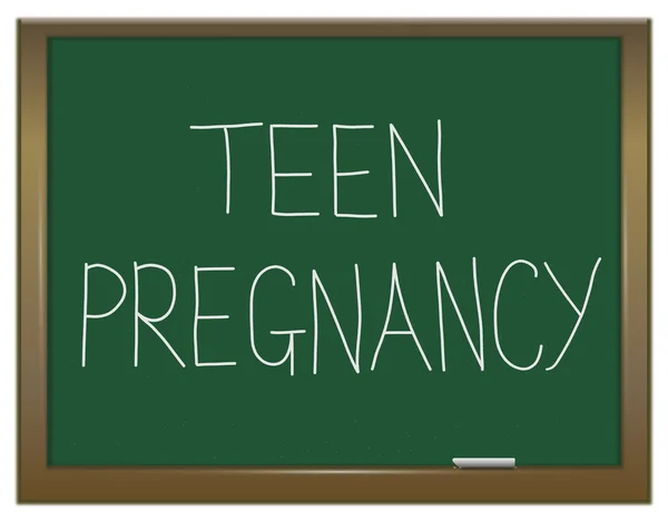 Concept de grossesse adolescent . — Photo
