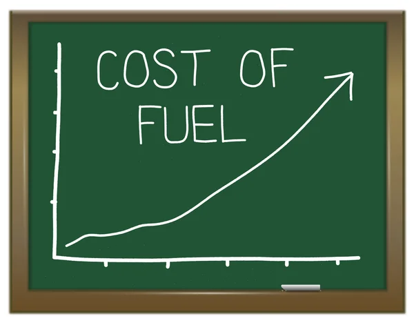 Aumento de los precios del combustible . —  Fotos de Stock