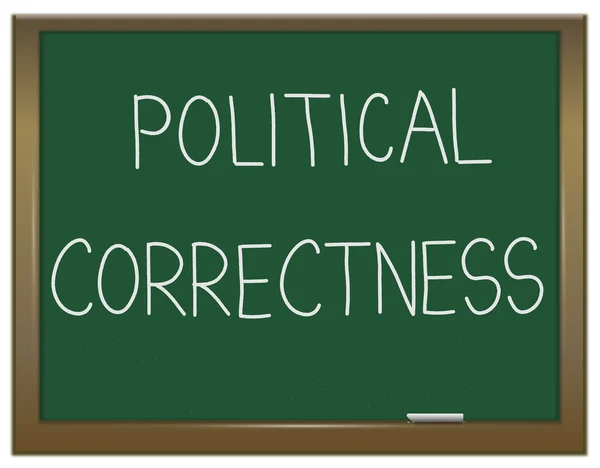 Politieke correctheid concept. — Stockfoto