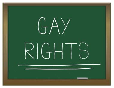 Gay rights concept. clipart