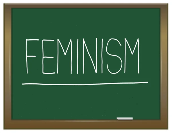 Feminismus-Konzept. — Stockfoto
