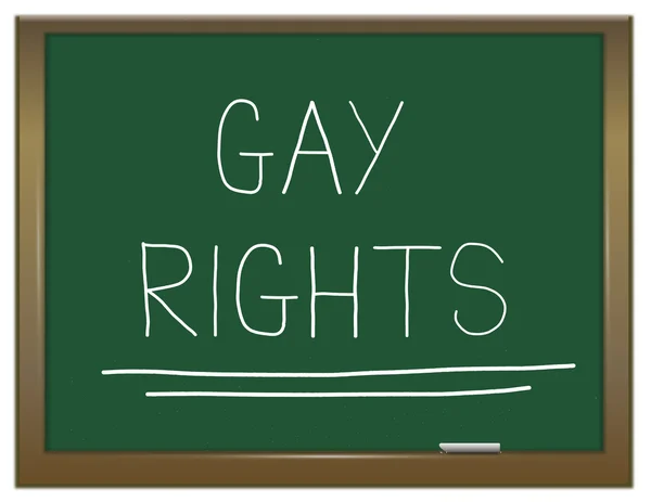 Pojęcie praw gejów. — Zdjęcie stockowe