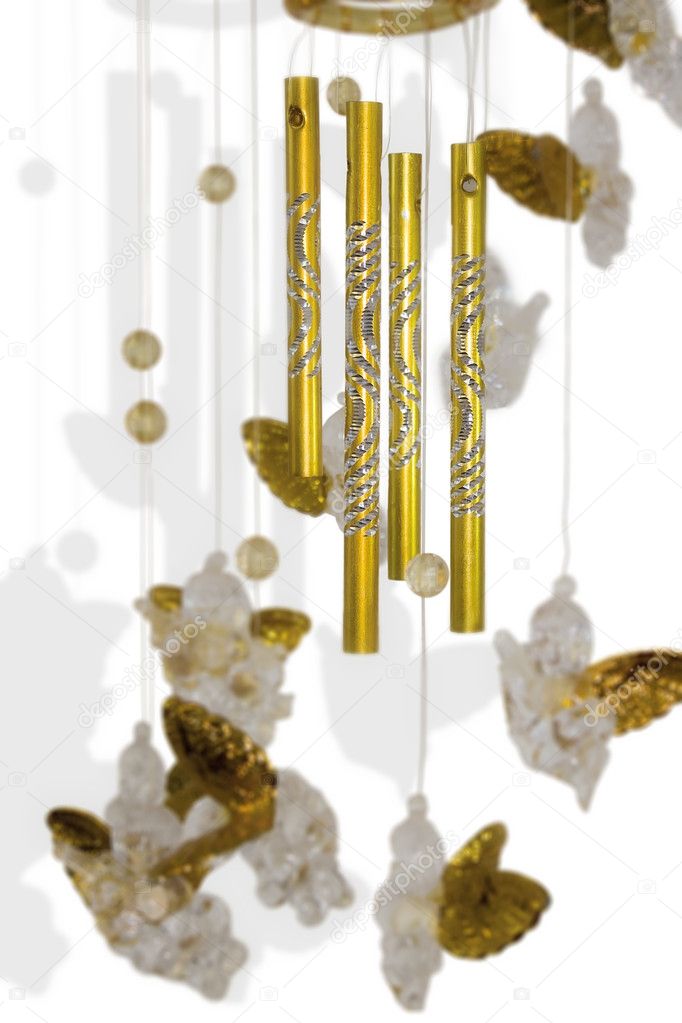 Wind chime with little angels