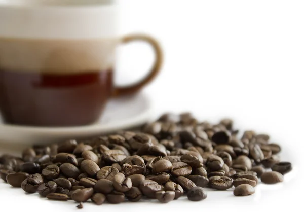 Close-up of coffee beans i — Stock Photo, Image
