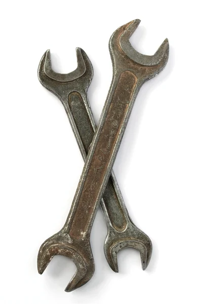 Dva šroubyδύο κλειδιά — Φωτογραφία Αρχείου