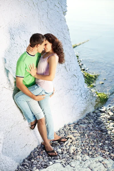 Romantiek aan de kust — Stockfoto