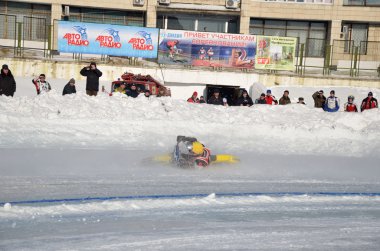 Samara buz speedway, binici yıkılışı