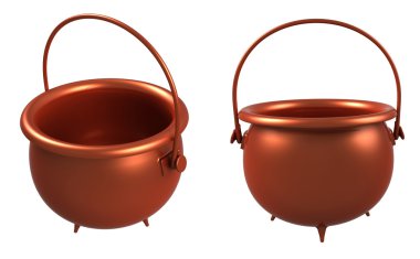 Copper pot clipart