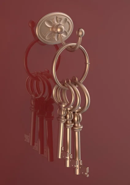 Un mucchio di chiavi — Foto Stock