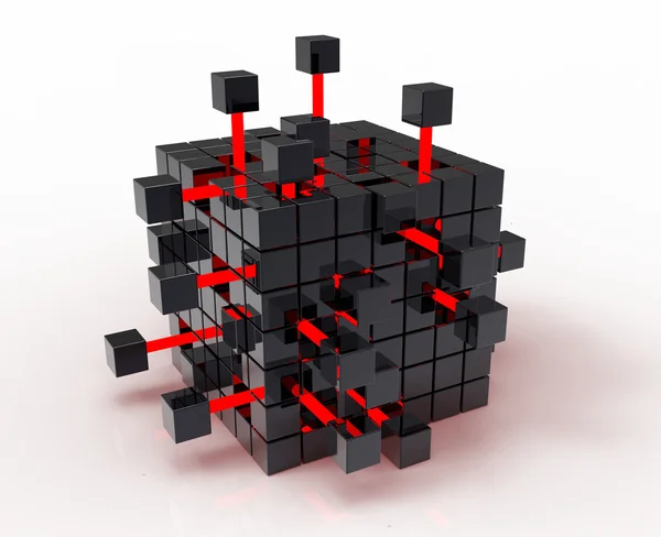 Cubo abstracto — Foto de Stock