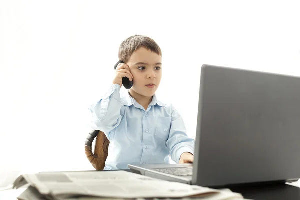 Young businesman at office — Stock Photo, Image