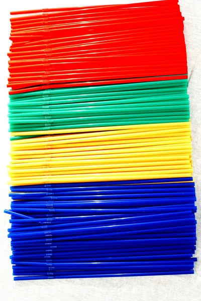 Plastic straw concepts — Stock Photo, Image
