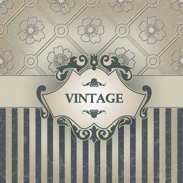 Marco vintage — Vector de stock