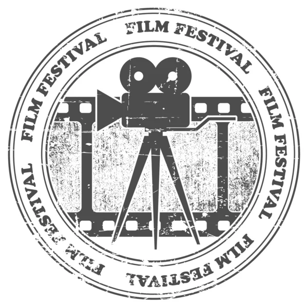 Film festival francobollo — Vettoriale Stock