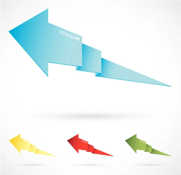 Abstrakter Hintergrund mit dem Origami-Bild — Stockvektor