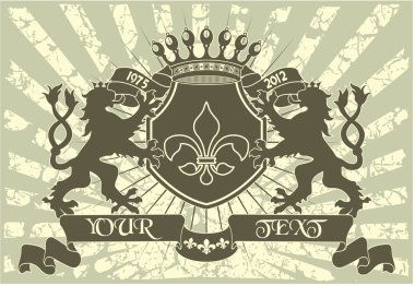 Heraldic symbol clipart