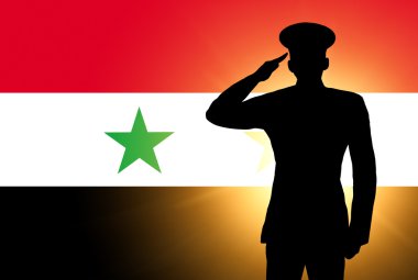 The Syria flag clipart