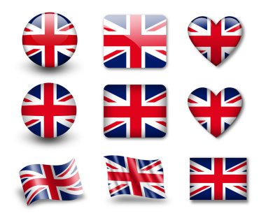 The British flag clipart