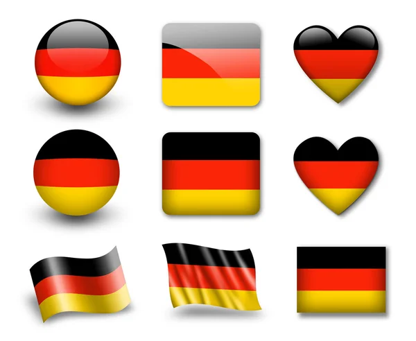 德国国旗 — 图库照片