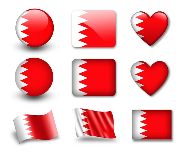 Le drapeau bahreïni — Photo