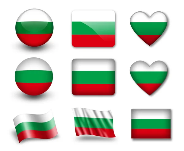 불가리아 국기 — 스톡 사진