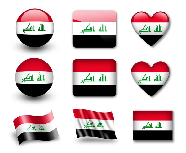 Le drapeau irakien — Photo