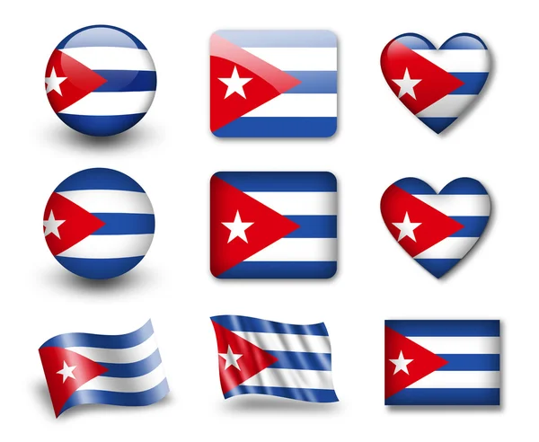 La bandera cubana — Foto de Stock