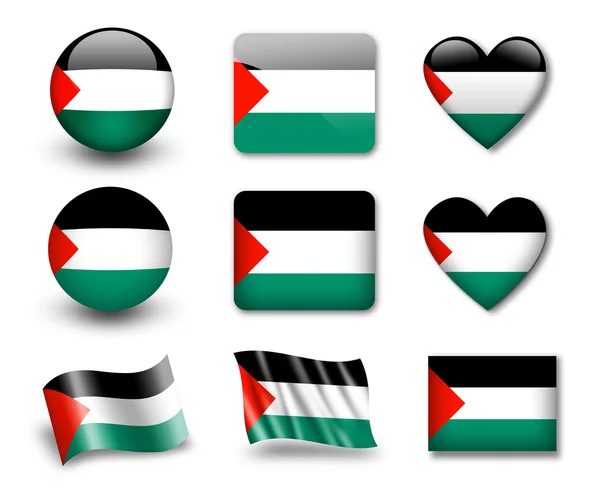 The Palestinian flag — Stock Photo, Image