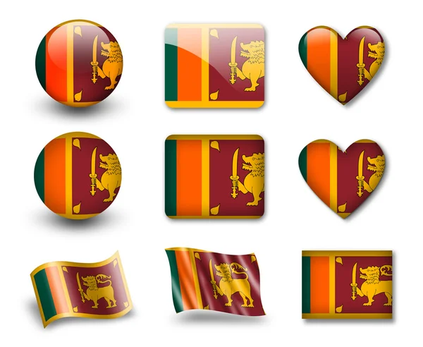 La bandera de Sri Lanka —  Fotos de Stock