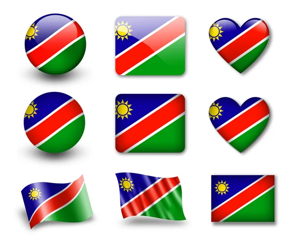 La bandera de Namibia —  Fotos de Stock