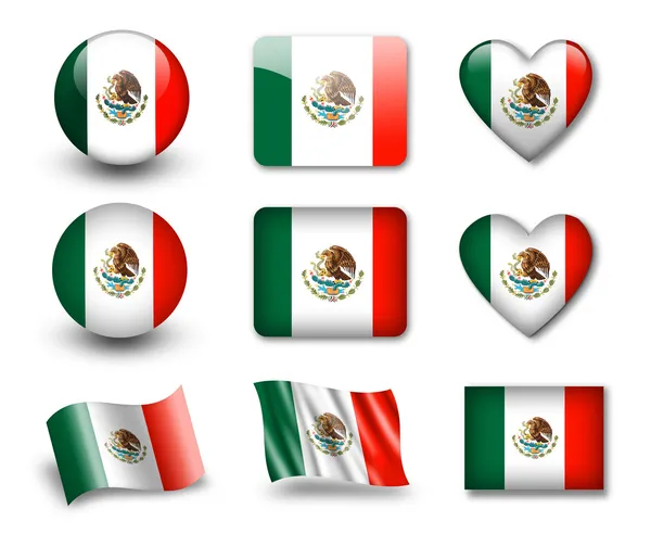 La bandiera messicana — Foto Stock