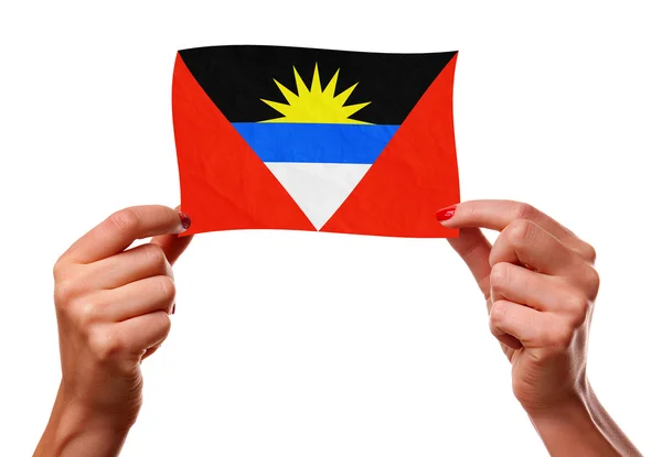The Antigua and Barbuda flag — Stock Photo, Image