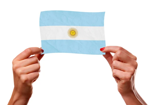 Η σημαία της Αργεντινής — Φωτογραφία Αρχείου