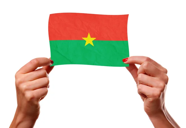 La bandera de Burkina Faso —  Fotos de Stock