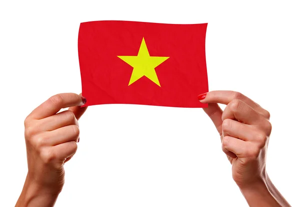 The Vietnamese flag — Stock Photo, Image