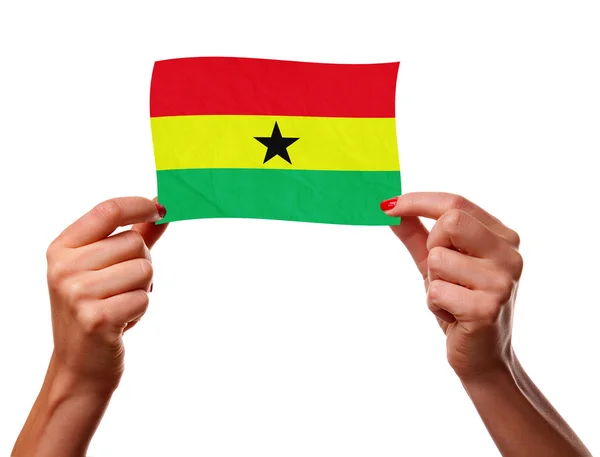 加纳国旗 — 图库照片